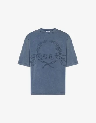 Camiseta de jersey de algodón orgánico Laurel Crown
