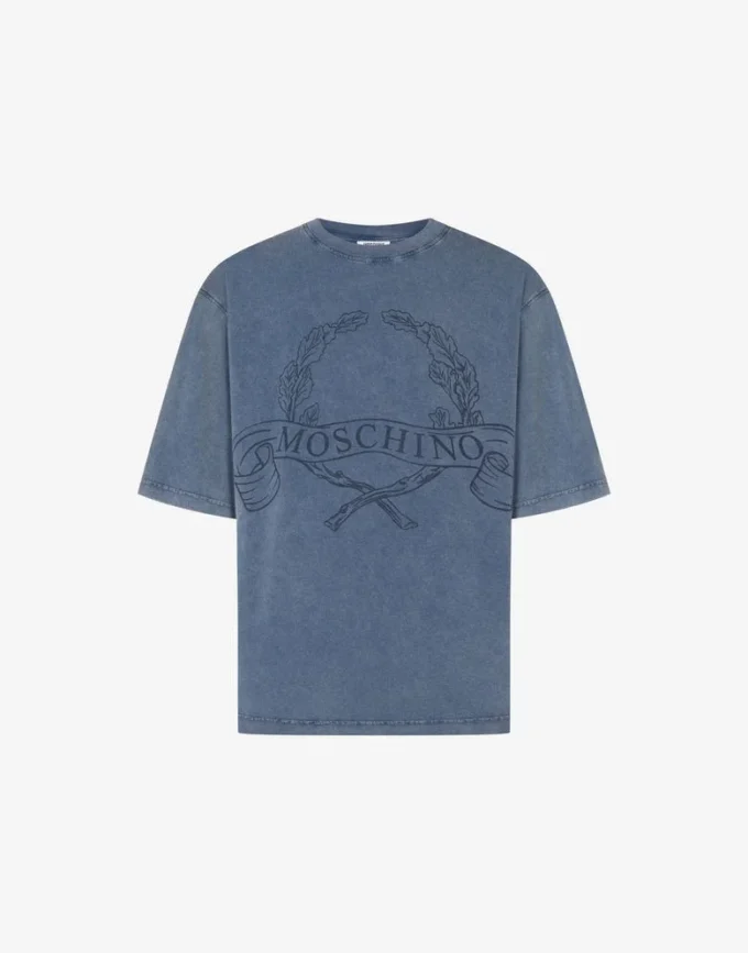 Camiseta de jersey de algodón orgánico Laurel Crown