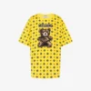 Camiseta de jersey de algodón orgánico Moschino Teddy Bear Camiseta de jersey de algodón orgánico Moschino Teddy Bear