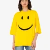 Camiseta de jersey de algodón orgánico Smiley® Camiseta de jersey de algodón orgánico Smiley®