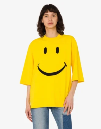 Camiseta de jersey de algodón orgánico Smiley®