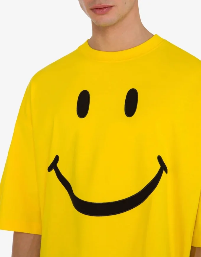 Camiseta de jersey de algodón orgánico Smiley® Camiseta de jersey de algodón orgánico Smiley®