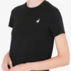 Camiseta de jersey orgánico Bordado de ganso