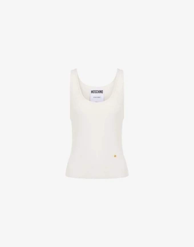 Camiseta de punto sin mangas Golden M Camiseta de punto sin mangas Golden M