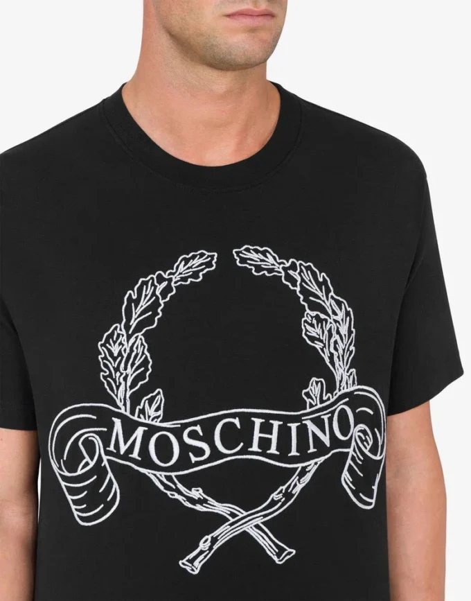 Camiseta Maxi Laurel Crown Embroidery