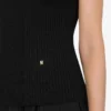 Camiseta sin mangas brillante de viscosa Golden M Camiseta sin mangas brillante de viscosa Golden M