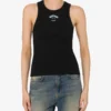 Camiseta sin mangas de algodón elástico