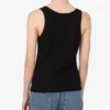 Camiseta sin mangas de algodón elástico con logotipo Laurel Crown