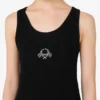 Camiseta sin mangas de algodón elástico con logotipo Laurel Crown