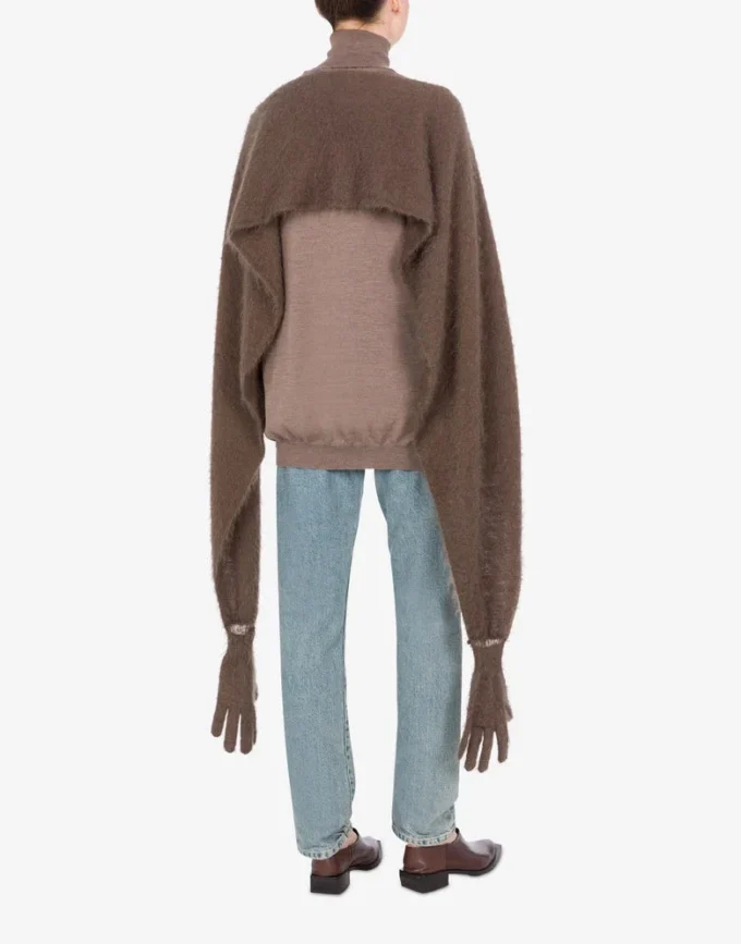 Capa de mohair cepillado