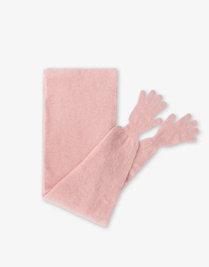 Capucha de mohair vaporoso