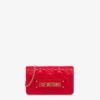 Cartera acolchada con cadena Logotipo con letras Cartera acolchada con cadena Logotipo con letras