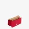 Cartera acolchada con cadena Logotipo con letras Cartera acolchada con cadena Logotipo con letras