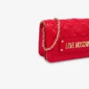 Cartera acolchada con cadena Logotipo con letras Cartera acolchada con cadena Logotipo con letras