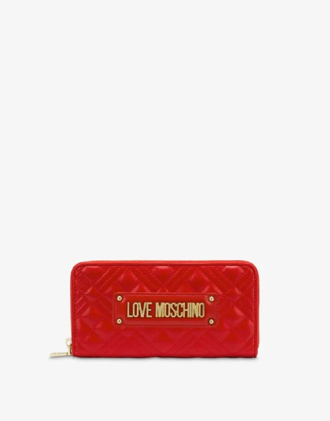 Cartera acolchada con cremallera Cartera acolchada con cremallera