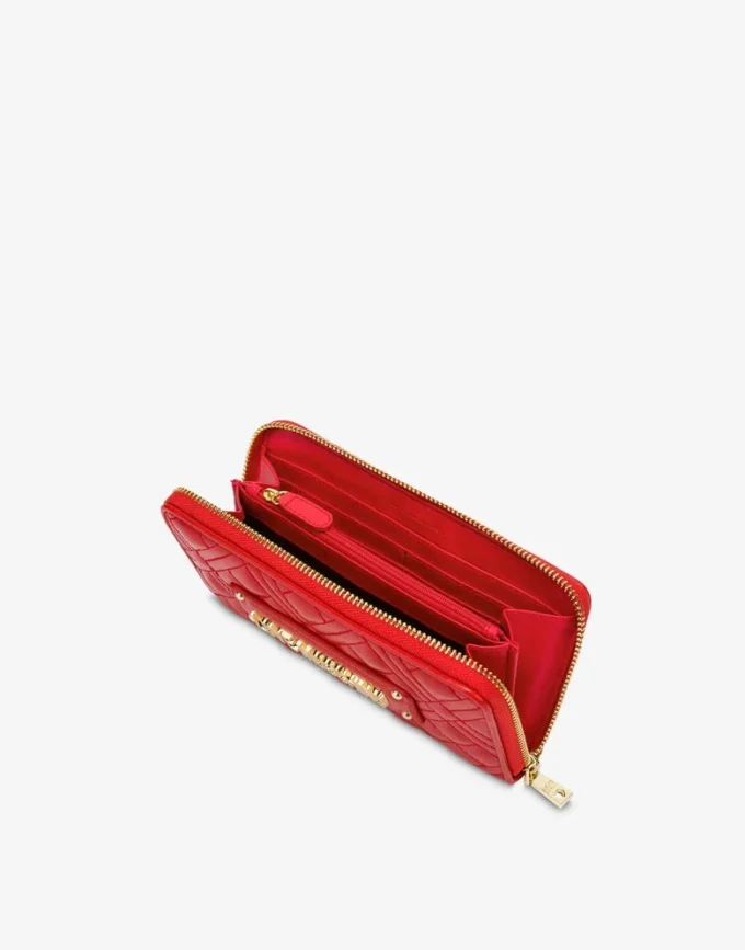 Cartera acolchada con cremallera Cartera acolchada con cremallera