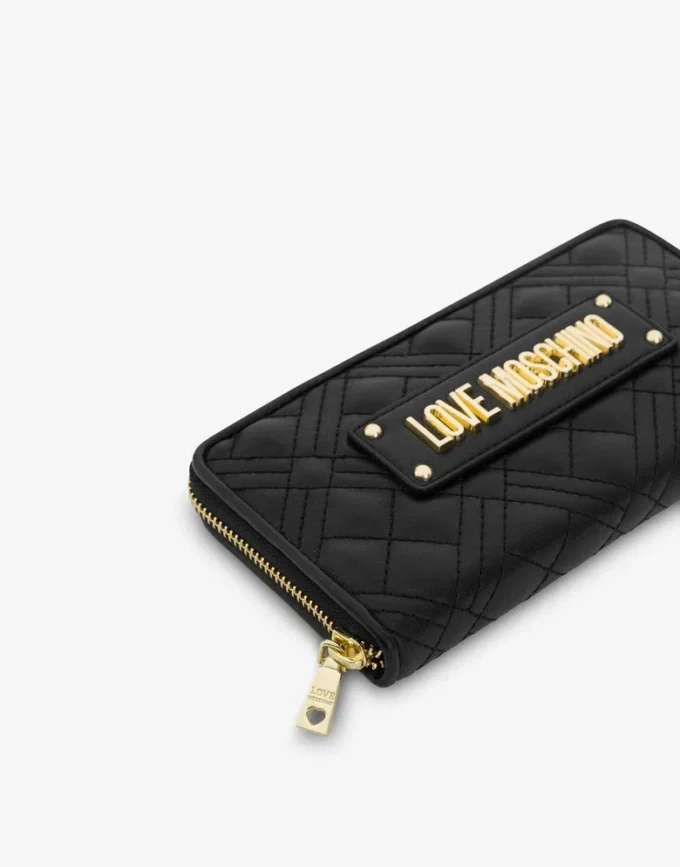 Cartera acolchada con cremallera Cartera acolchada con cremallera