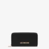 Cartera con cremallera y logotipo con letras Cartera con cremallera y logotipo con letras