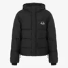 Chaqueta acolchada de nylon con logotipo Laurel Crown.