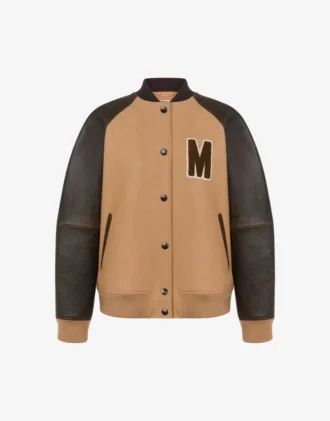 Chaqueta bomber de lana