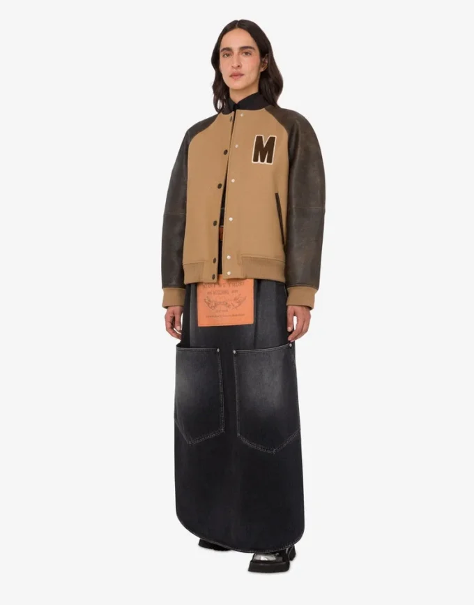Chaqueta bomber de lana Chaqueta bomber de lana