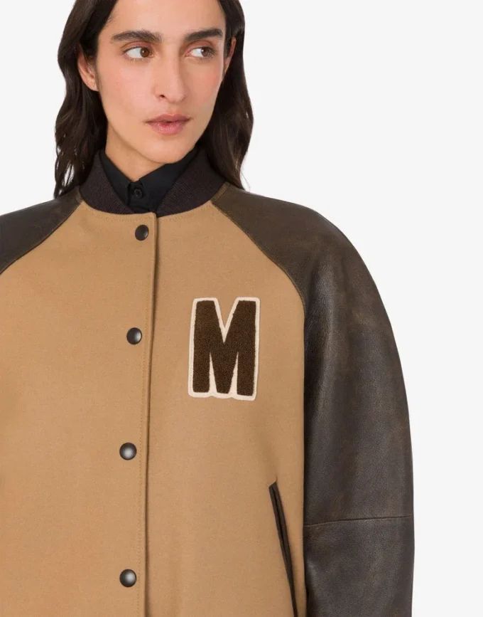 Chaqueta bomber de lana Chaqueta bomber de lana
