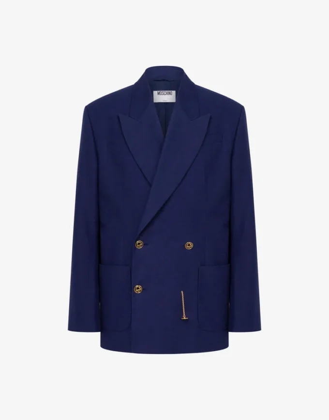 Chaqueta de algodón shantung Laurel Crown Chaqueta de algodón shantung Laurel Crown