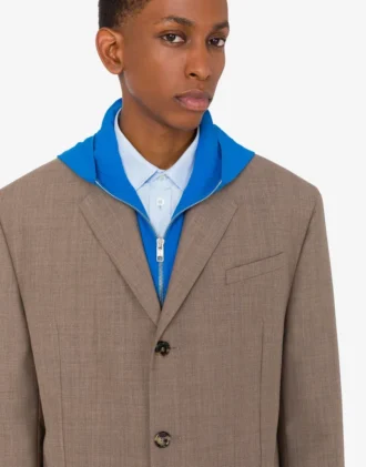 Chaqueta de tela de lana