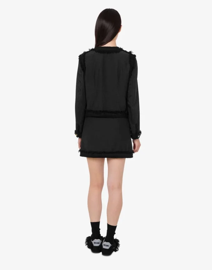 Chaqueta elástica de bouclé Chaqueta elástica de bouclé
