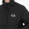 Chaqueta ligera de nailon con plumón Logotipo Laurel Crown Chaqueta ligera de nailon con plumón Logotipo Laurel Crown
