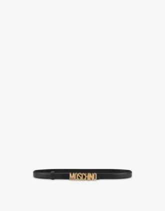 Cinturón con mini logotipo Lettering