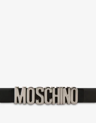 Cinturón con mini logotipo Lettering