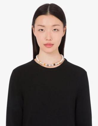 Collar gargantilla con perlas