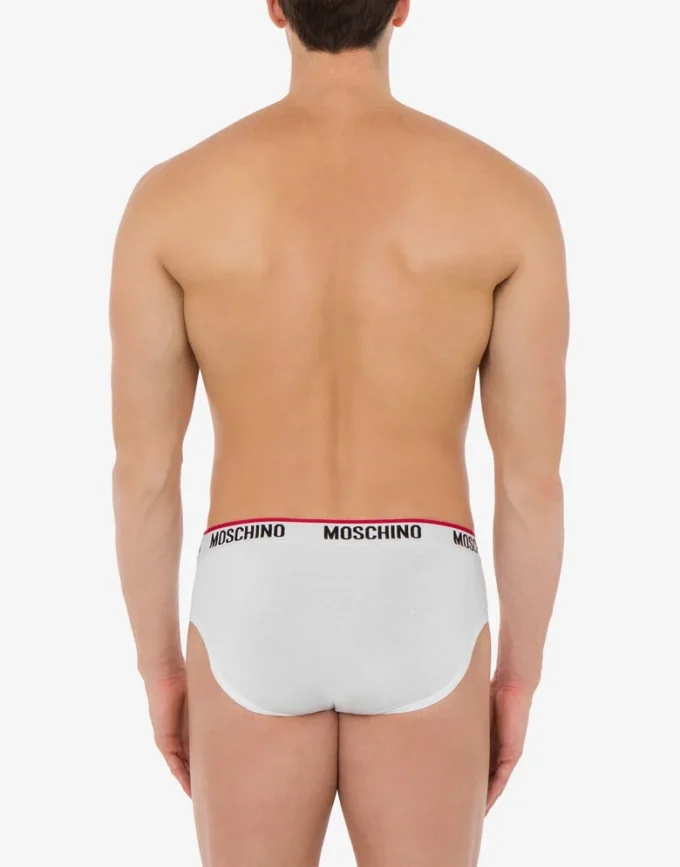 Conjunto de 2 calzoncillos elásticos con banda con logotipo