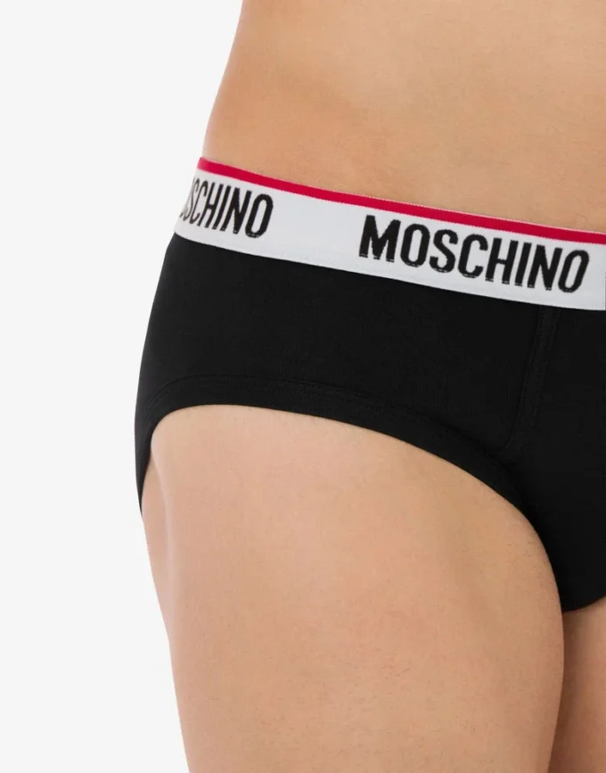 Conjunto de 2 calzoncillos elásticos con banda con logotipo