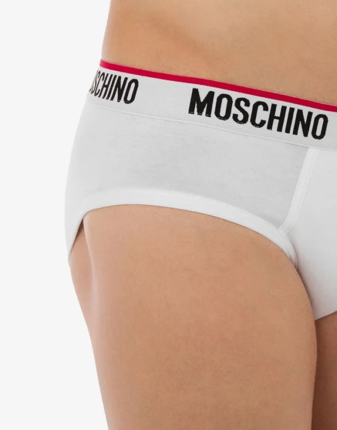 Conjunto de 2 calzoncillos elásticos con banda con logotipo