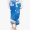 Falda de algodón con estampado Archive Clouds Falda de algodón con estampado Archive Clouds