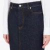 Falda de denim azul Falda de denim azul