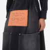 Falda de mezclilla negra