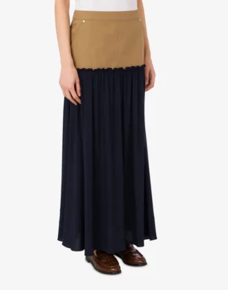 Falda de sarga de algodón
