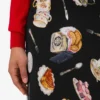 Falda de satén de seda estampada Falda de satén de seda estampada