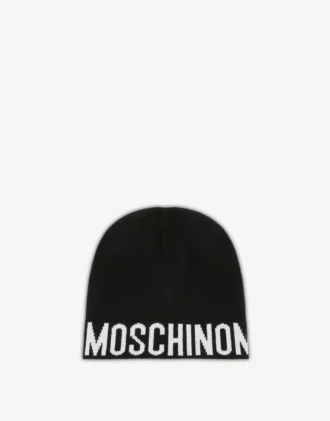 Gorro de mezcla de lana con logotipo Gorro de mezcla de lana con logotipo