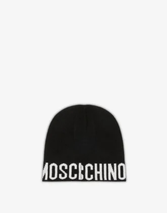 Gorro de mezcla de lana con logotipo Gorro de mezcla de lana con logotipo