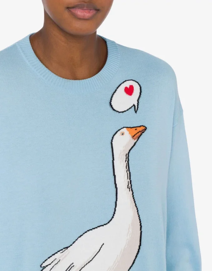 Jersey de algodón Goose Jersey de algodón Goose