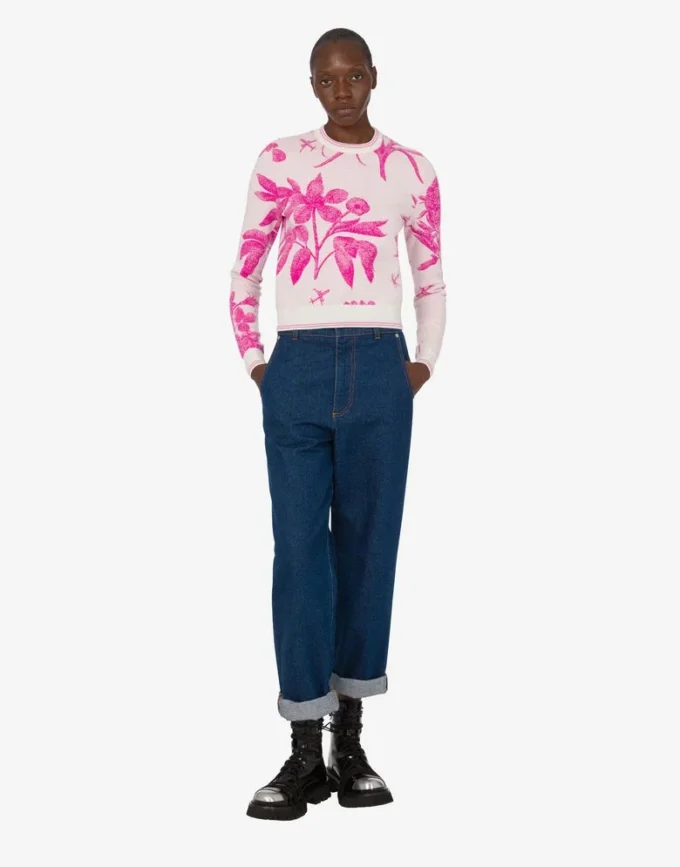 Jersey de lana elástica
