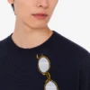 Jersey de lana merino extrafina con intarsia Jersey de lana merino extrafina con intarsia