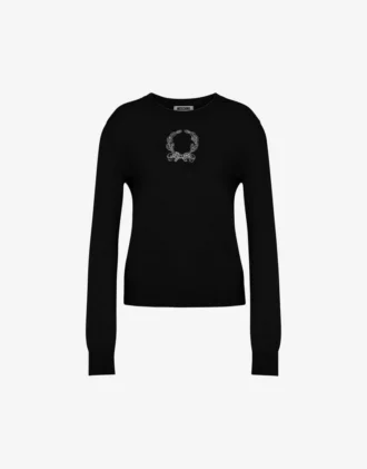 Jersey de mezcla de lana Laurel Crown