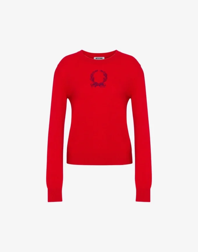 Jersey de mezcla de lana Laurel Crown Jersey de mezcla de lana Laurel Crown