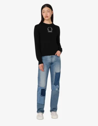 Jersey de mezcla de lana Laurel Crown