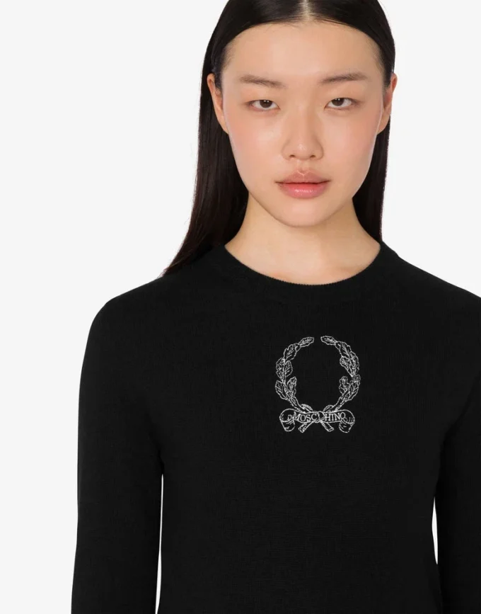Jersey de mezcla de lana Laurel Crown Jersey de mezcla de lana Laurel Crown